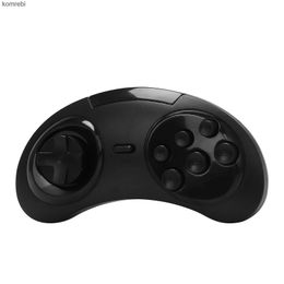 Game Controllers Joysticks Gamepad Wired 6-Key Usb Game Controller Joypad For Sega Genesis / Md Pc / 2 Y1301 / Mac Mega Drive Black Plastic 24312 L24312