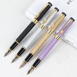 Metal faucet fountain pen ink pen frosted pen holder business gift office finance student writing supplies