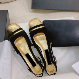 Scarpe eleganti da donna Punta quadrata Tacco medio Sandali in pelle scamosciata metallizzata Patchwork elastici regolabili Sandali che perdono scarpe eleganti per la festa nuziale
