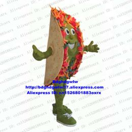 Mascot Costumes Burrito Tortilla Taco CORN PANCAKE Chipotle Mexican Grill Mascot Adult Character Costume Trade Show Fair Zx2737