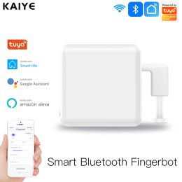 Control Tuya Smart Bluetoothcompatible Fingerbot Switch Button Pusher Remote Control Smart Life App And Voice Control Via Alexa Google