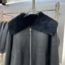 2023 New Integrated Merino Lamb Genuine Leather Fur Coat For Fashionable Young And Short Women 4249