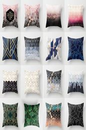 ZENGIA Bronzed Nordic Pillow Case Geometric Sofa Decorative Cushions Custom Pillow Cover Living Room Cushion Throw Pillows2250281