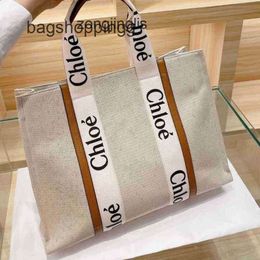 Clloes Letter Hands Woody Tote Book Bags Handbag Designer Selling Small Bag Printing outlet Canvas Shopping Large Capacity Japanese Tote Sing 02DP