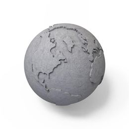 Craft Tools Concrete Globe Silicone Mould Cement Handmade 3D World Ball Mould Desktop Decoration Tool298O