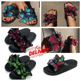 Fashion summer slippers women men designer unis beachs flips flops open toes rubber bottoms swim SIZE 36-41 GAI