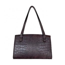 HBP Non-Brand Custom High Texture Handbags Simple Womens Shoulder Bag Fashion Retro Pu Leather Crocodile Print Tote
