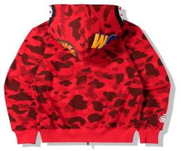 Mens women Love Sportwear Coat Tracksuit Zipper Fleece Sweatshirt WGM Embroidery Black Hip Hop Hoodie Men mouth camouflage coat5263408