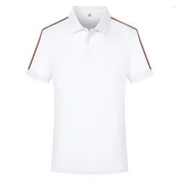 Men's Polos Classic Polo Shirt Business Casual Short-sleeved Breathable All-match T-shirt Couple Top Quality Clothing Work