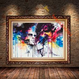 Couple Graffiti Picture Great Gift for Love Premium Art Print HD Canvas Prints Wall Art for Home DecorUnframed252B