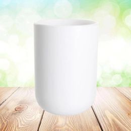 Mugs PP Tooth Mug Tumbler Cups Creative Japanese Style Home Bathroom (White)