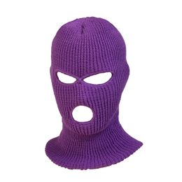 Warm Knitted Head Cover For Men's Outdoor Motorcycle Cycling Windproof And Cold Resistant Face Mask In Winter 569883