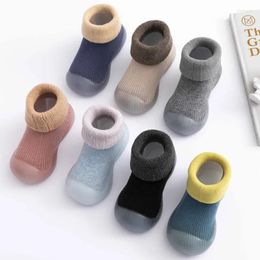 First Walkers Children's Socks Shoes Non-slip Soft Bottom Snow Padded Warm Baby Toddler High-top Autumn And Winter Walking