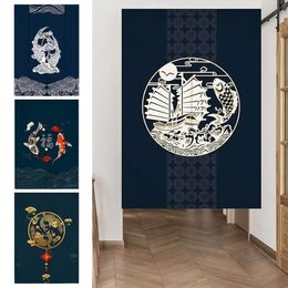 Curtain & Drapes Cloth Door Japanese Style Hanging For Living Room Kitchen Cabinet Partition Home Entrance Half-curtain303k