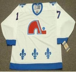 Men 17 WENDEL CLARK Quebec Nordiques 1994 CCM Vintage Home Hockey Jersey or custom any name or number retro Jersey7957757