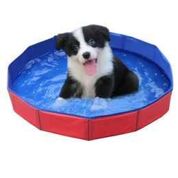 Kennels & Pens 30x10 Cm Foldable Dog Pet Bath Pool Collapsible Bathing Tub Kiddie For Dogs Cats Swim Bathtub Summer281q