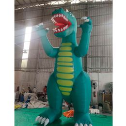 6mH (20ft) with blower Giant inflatable dinosaur Cartoon Animal For Outdoor Event Decoration Attractive Sculpture green Dragon