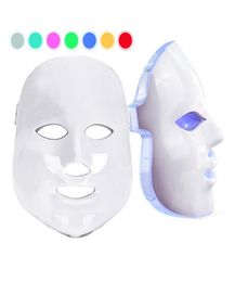 Portable Health Beauty 7 Colours Lights LED Pon PDT Facial Mask Face Skin Care Rejuvenation Therapy Device8964152