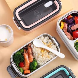 Dinnerware Bento Box Lunch Double Layered For Adults And Kids Tableware Storage Breakfast Boxes