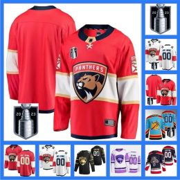 Custom Men Women YouthFlorida''Panthers''Stanley Cup Final Hockey Jersey leksander Barkov Matthew Tkachuk MNHLE Sergei Bobrovsky Carter Verhaeghe Sam