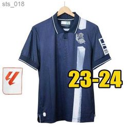 Fans Tops 2024 Real Sociedad home Soccer Jerseys CHO TAKE OYARZABAL SADIQ ANDRE SILVA ZUBIMENDI BRAIS MENDEZ MERINO LE NORMAND football shirt topH240313