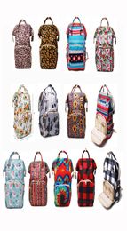 DOMIL Supplier Diaper Bag Bullskull Flowers Diaper Backpack Waterproof Canvas Diaper Mummy Bag Leopard Serape, Cow Hide, Aztec9000645