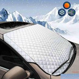 Car Sunshade 147X70Cm Windsn Er Window Sn Sunlight Frost Ice Snow Dust Protector Drop Delivery Automobiles Motorcycles Interior Access Otolf