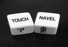 2pcssets Sexy Dice Set Exotic Novelty Love Game Toy For Adult Funny Erotic Bosons Couple Sex Dices 16mm Good High Quality 6539750