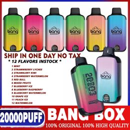 bang box 20000 20k puffs Disposable E cigarettes vape Pod Device 650mAh Battery 28ml Prefilled Vs puff 12000 12k 9000 puff 18000 bang king 15k digital puff 20k