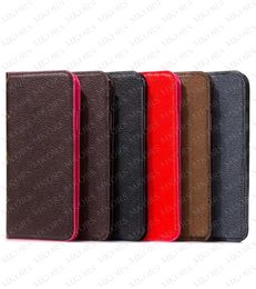 Official Letter Flower Designer Wallet Phone Cases for IPhone 13 12 11 Pro Max X Xs Xr 8 7 Plus Leather Folio Case Cover iPhone13 6779894
