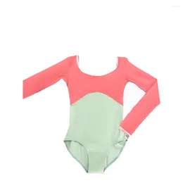 Stage Wear Ballet Costume Leotard For Women Summer Watermelon Red Gymnastics Tight Clothes Performance Dress Adult Air Yoga