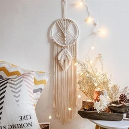 Tapestries 20x95cmHand-Woven Cotton Rope Dream Catcher Tapestry Decoration Creative Home Cute Wind
