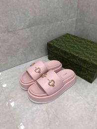 Designer Men Women Sandals with Correct Flower Box Dust Bag Shoes tiger snake print Slide Summer Wide Flat Slipper size 35-46