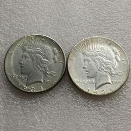 US head-to-head 1934 Peace Dollar Two face Copy Coin - 214G