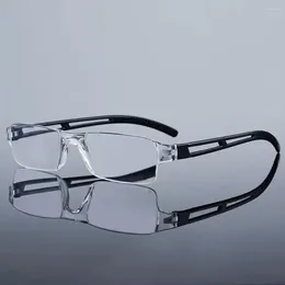 Sunglasses Anti-Blue Light Reading Glasses Women Men One Piece Presbyopia Optical Eyewear Ultralight Magnifying