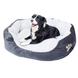 Kennels & Pens Pet Dog Bed Plush Warm Sleeping Couch Pets Mat With Removable Cover For Dogs Cats P7Ding272t