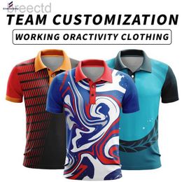 Men's Polos Custom Oem Odm Short Sleeve Plus Size Sport Polyester Polo Shirts Sublimation Digital Print Polo Shirt PL916 ldd240312
