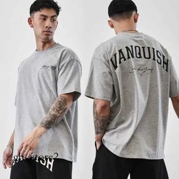 Men's T-shirts Summer Men Fashion Cotton T-shirt Vanquish Tops Tees Male Casual Y2K O-neck Clothing Women Short Sleeve Harajuku Streetwear 71