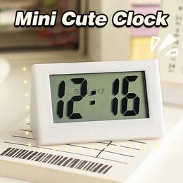 Other Clocks Accessories Mini LED Alarm Clock Electronic Digital Alarm Screen Desktop Clock For Home Office Table Clocks Snooze Desk Clock Bedroom DecorL2403