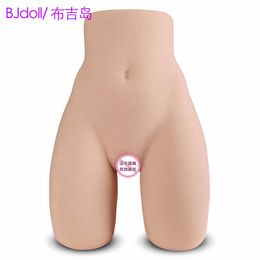 Half body Sex Doll Bukit all solid silicone non inflatable doll lower Yin hip inverted model mens fun leg adult products