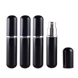 5ml HIgh Quality Makeup Tools Small Black Aluminium Glass Perfume Spray Bottle 5cc Portable Cosmetic Atomizer F20172667 Kbtrq Wpnij