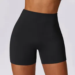 Active Shorts Summer Tight Solid Color Spandex Women Soft Workout Tights Scrunch BuFitness Outfits Yoga Pants Gym Wear