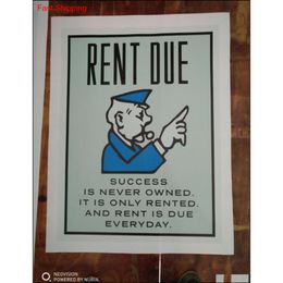 Paintings Unframed alec Monopoly rent Due hd Canvas Print Home Decor Wall Art Paintin qylsrH packing2010266t