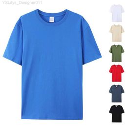 Women's T-Shirt 100% Cotton T Shirt Unisex Plain White Crew Neck Tshirt Coton Herren T-shirt Uomo Blank Black T Shirt For Men Playeras De Hombre L24312 L24312