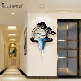 MEISD Vintage Design Clock Large Decoration Home Watch Quartz Silent Wall Clock Hanging Printed Horloge Home Decor 2242u