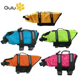 Dog Life Vest Summer Swimming Survival Suit Dog Surfing Skiing Driving Clothes Swimwear Saver Vest 201109247Z