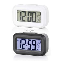 Other Clocks Accessories LED Digital Alarm Clock Electronic Digital Alarm Screen Desktop Clock For Home Office Backlight Snooze Student Alarm ClockL2403