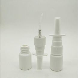 500pcs 5ML/017oz Portable White HDPE Nasal Spray Bottle Travel Packing Nasal Spray Medical Bottle Erdcg