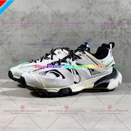Designer Triple-S Track 3.0 Casual Shoes Sneakers Black Green Transparent Nitrogen Crystal Outsole 17Fw Running Shoes Mens Womens Outdoor Trainers 381 457