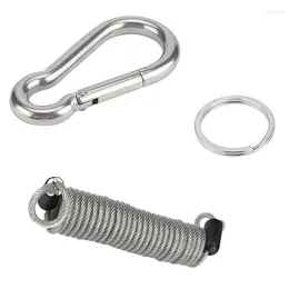 All Terrain Wheels 10X100MM Trailer Spring Rope Safety Buckle Fastway Zip 4 Foot Breakaway Cable 80-01-2140